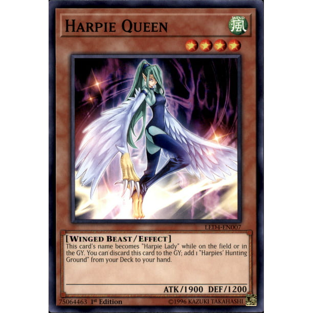 Harpie Queen LED4-EN007 Common 1st Edition Yugioh 